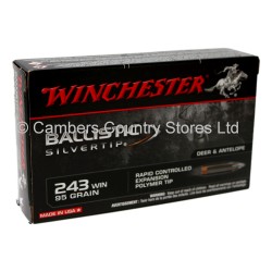 Winchester .243 Ballistic Silvertip 95 Grain 20 Pack